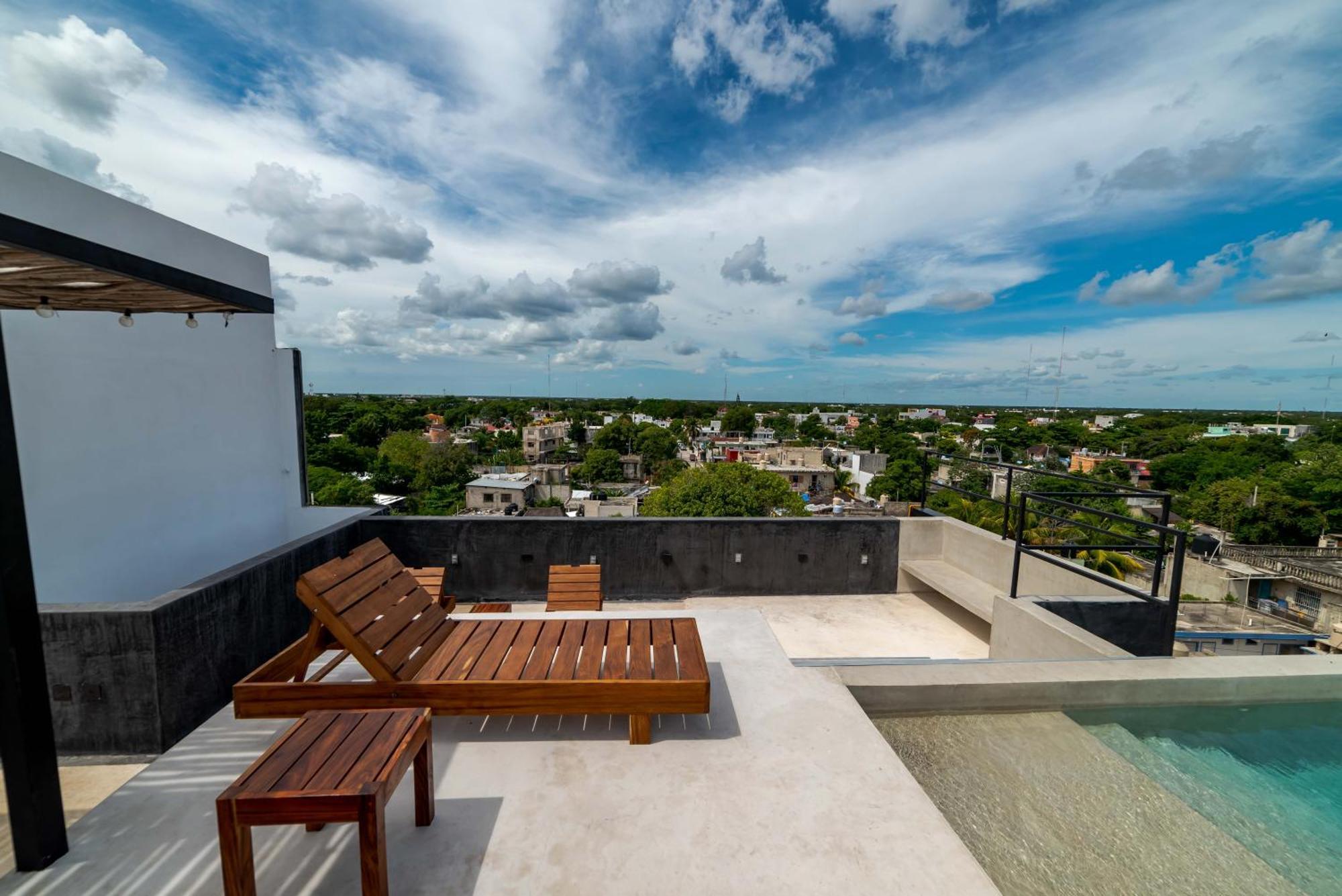 The Teodoro Aparthotel Tulum Bagian luar foto
