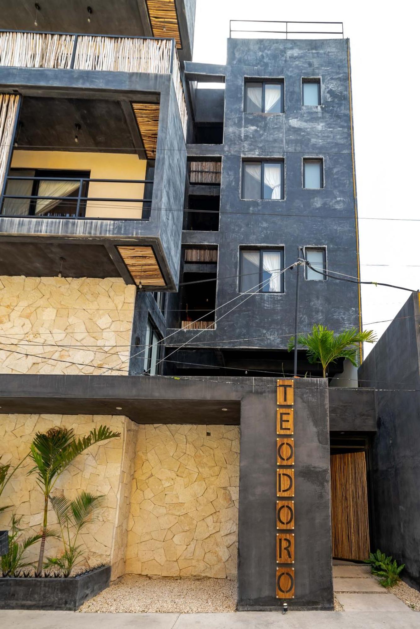 The Teodoro Aparthotel Tulum Bagian luar foto